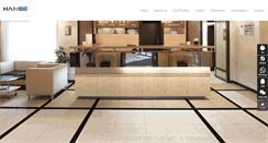 Desktop Screenshot of hanseceramic.com